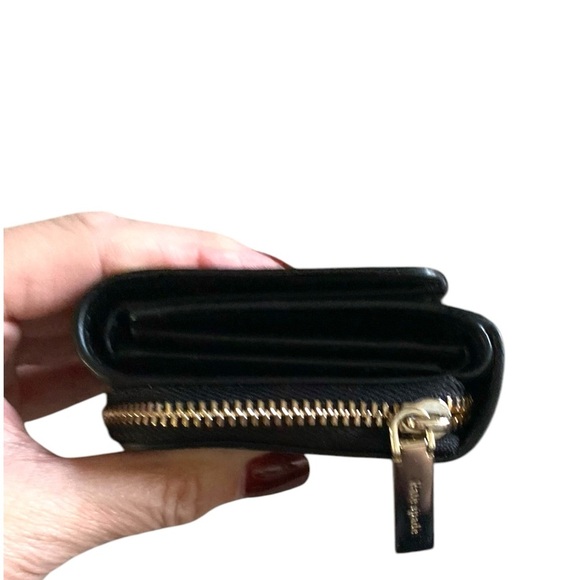 Kate Spade New York Jackson Small Trifold Continental Wallet Black - Picture 10 of 10